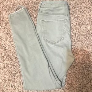 Hollister Olive Skinny Jeans
